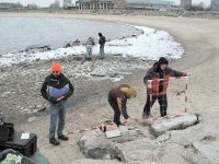 UASC member Jim Jarecki (shown here in the red cap) has spearheaded an investigational survey of these remains. In addition to gaining knowledge of this ship, it is a great opportunity to acquire archeological skills.